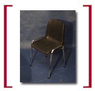 Sedia impilabile in PVC