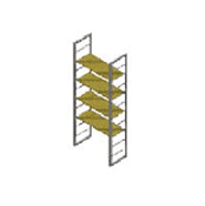 Scaffale mensole in faggio